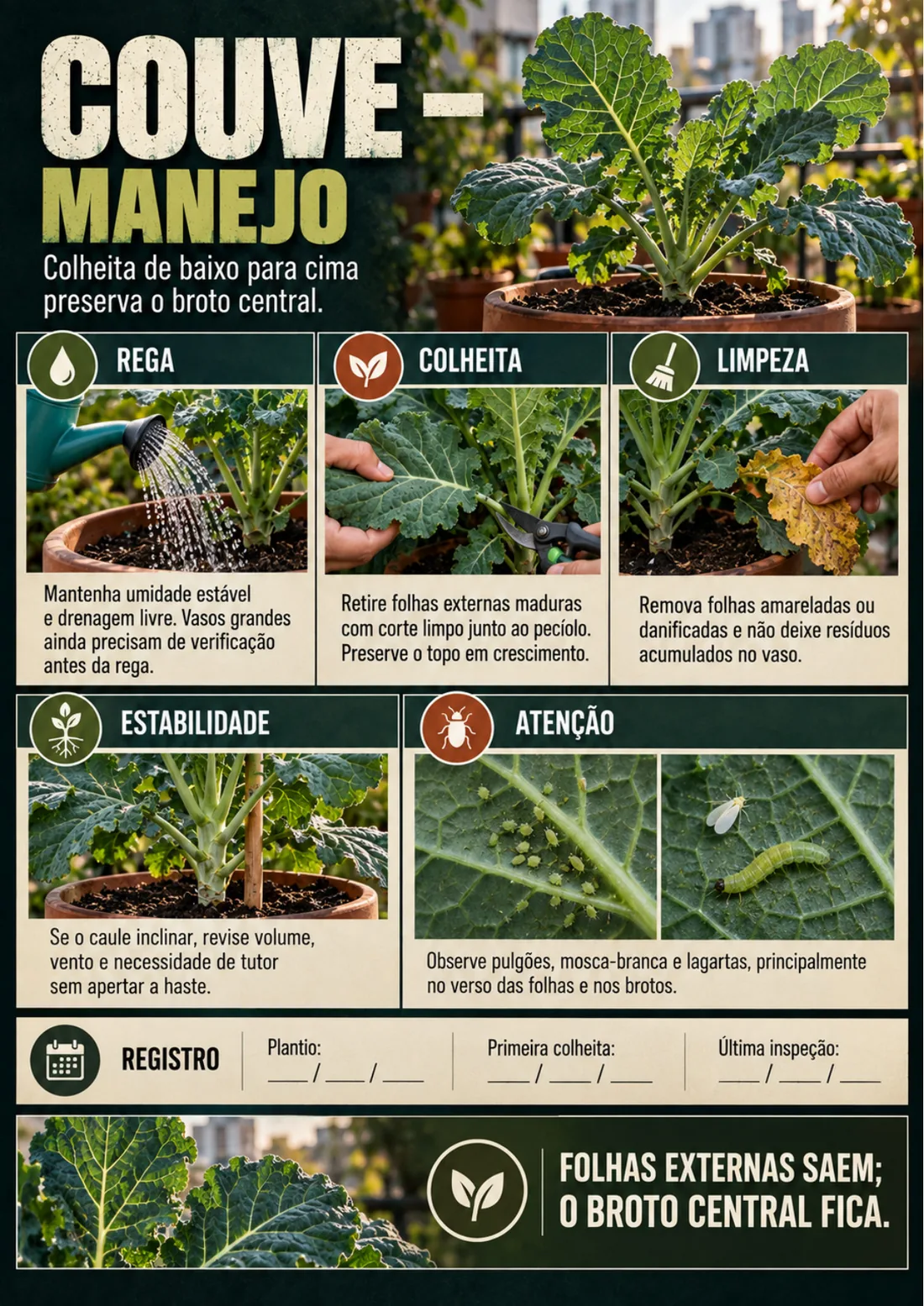 Página real de um cultivo do kit
