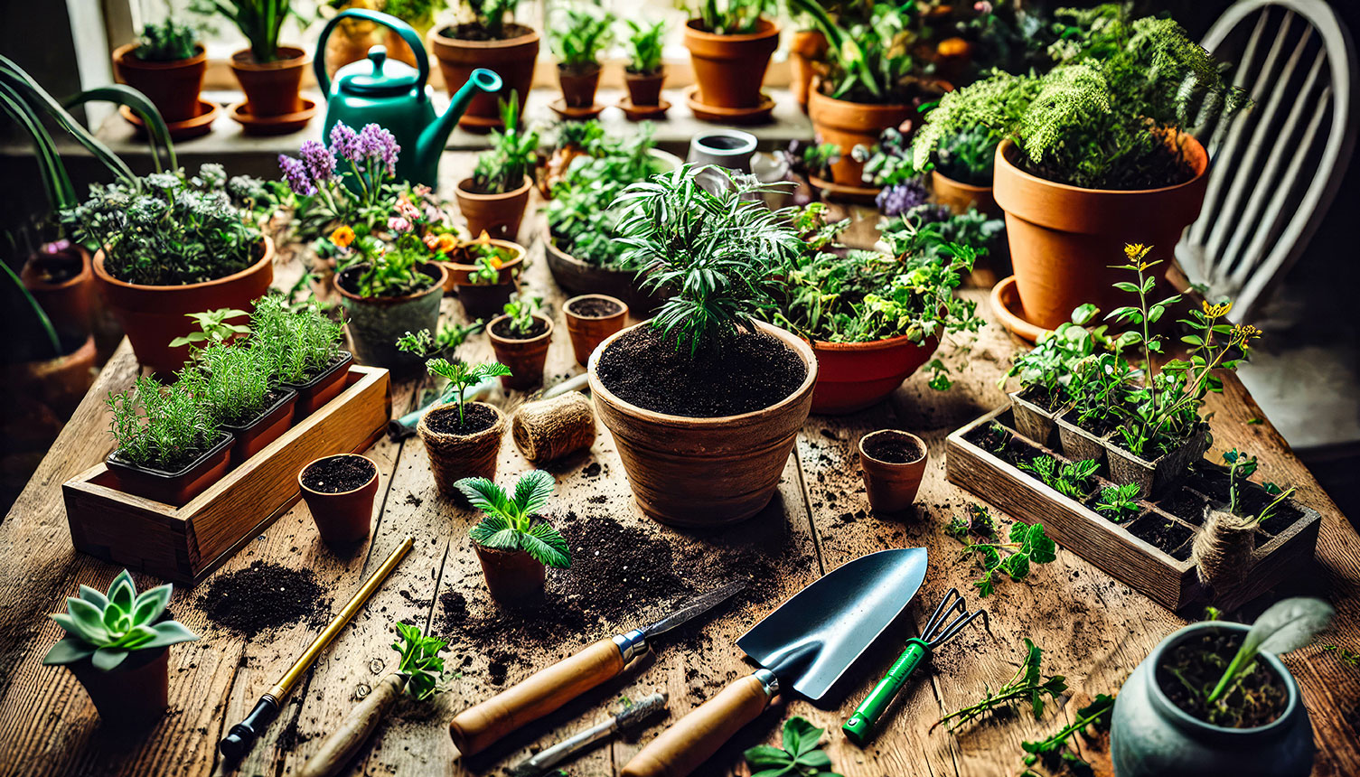 Ervas e flores de baixo custo para cultivo doméstico em vasos