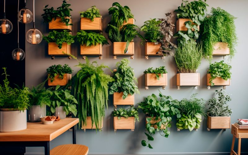 Ideias de decoração para jardins verticais em pequenos espaços