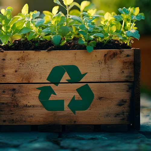 Como criar um jardim sustentável com materiais reciclados