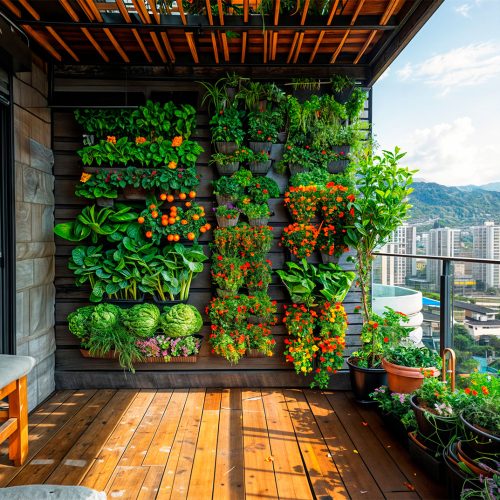 Como planejar um jardim vertical de estação no apartamento